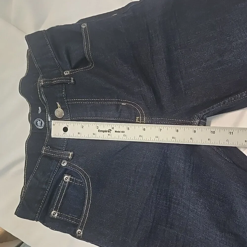 Slim Pants for Boys Wonder Nation Sz 16 Blue Jeans Adjustable Waistband Stretch